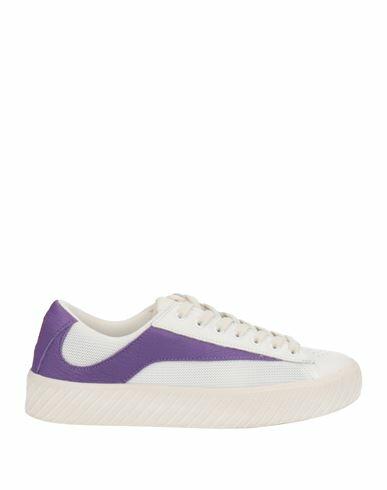 By Far Woman Sneakers White Soft Leather, Textile fibers Cover