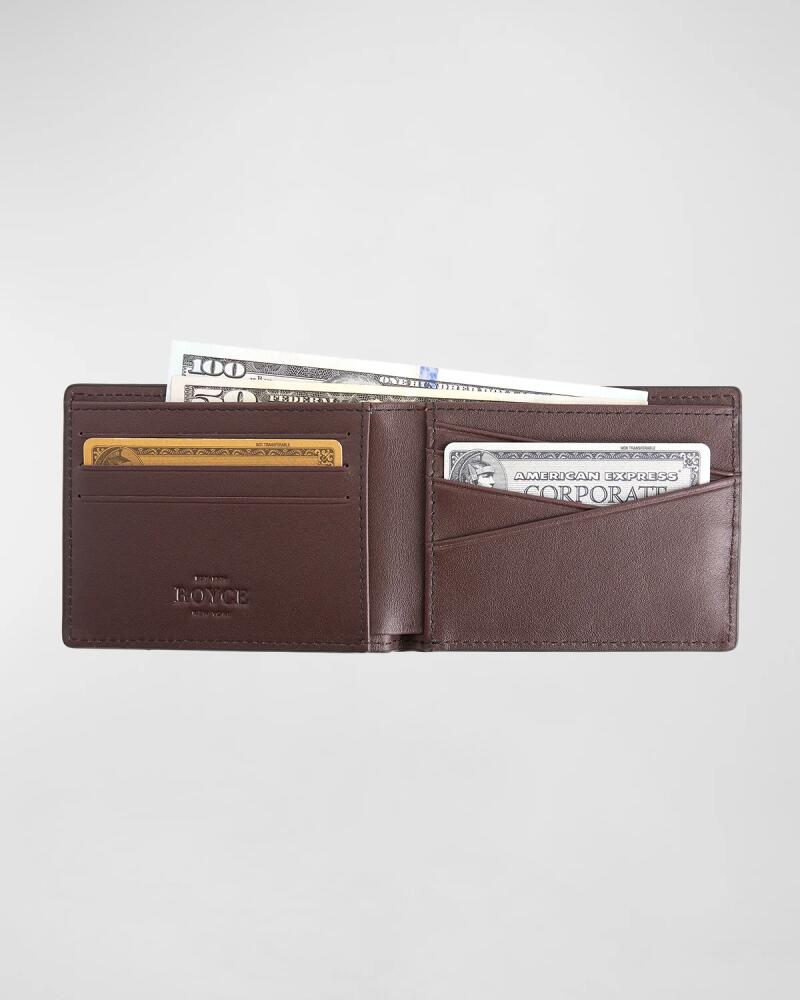 ROYCE New York RFID Blocking Bifold Wallet, Personalized Cover