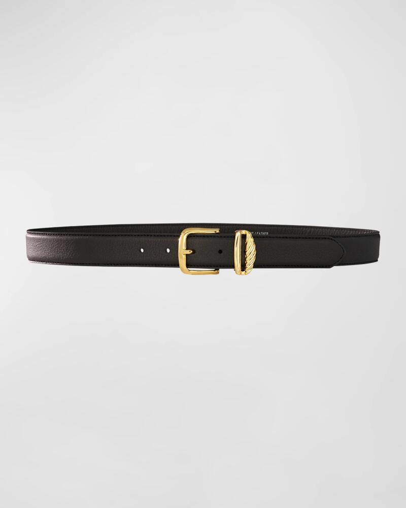 Aureum Collective No. 3 French Rope Buckled Leather Belt Cover