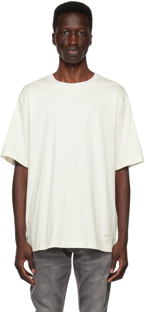 rag & bone Off-White Patch T-Shirt Cover