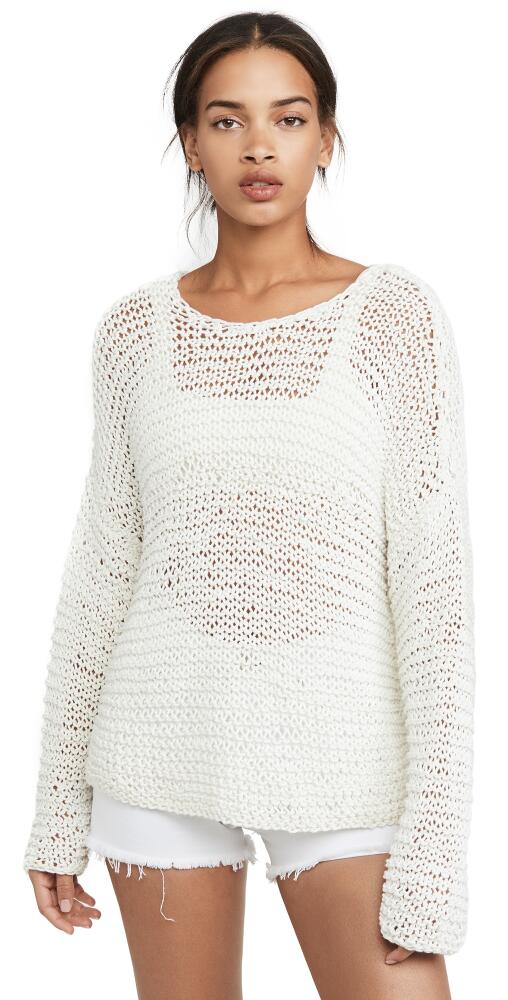 MIKOH Mehetia Long Sleeve Knit Bone Cover