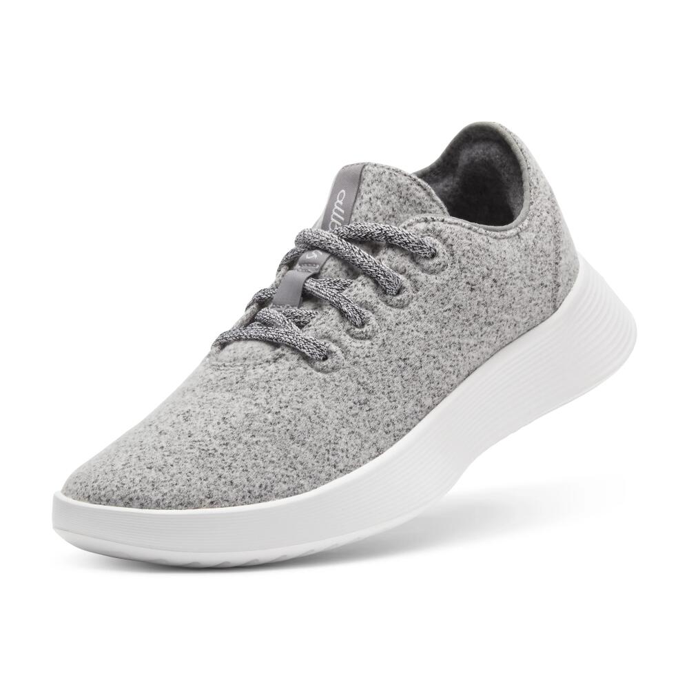 Allbirds Men's Wool Runner Go, Medium Grey Cover