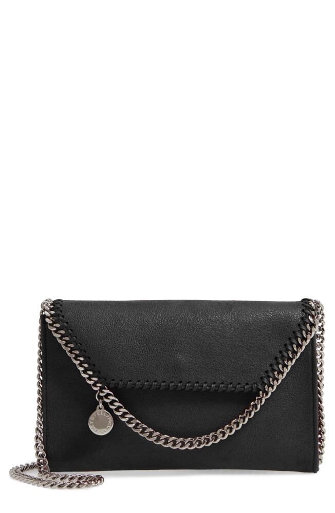 Stella McCartney Mini Falabella Shaggy Dear Faux Leather Crossbody Bag in Black Cover