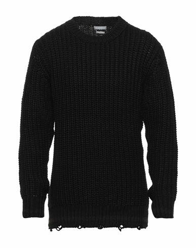 Sseinse Man Sweater Black Acrylic, Wool Cover