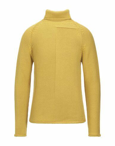 Brian Dales Man Turtleneck Ocher Wool, Acrylic Cover