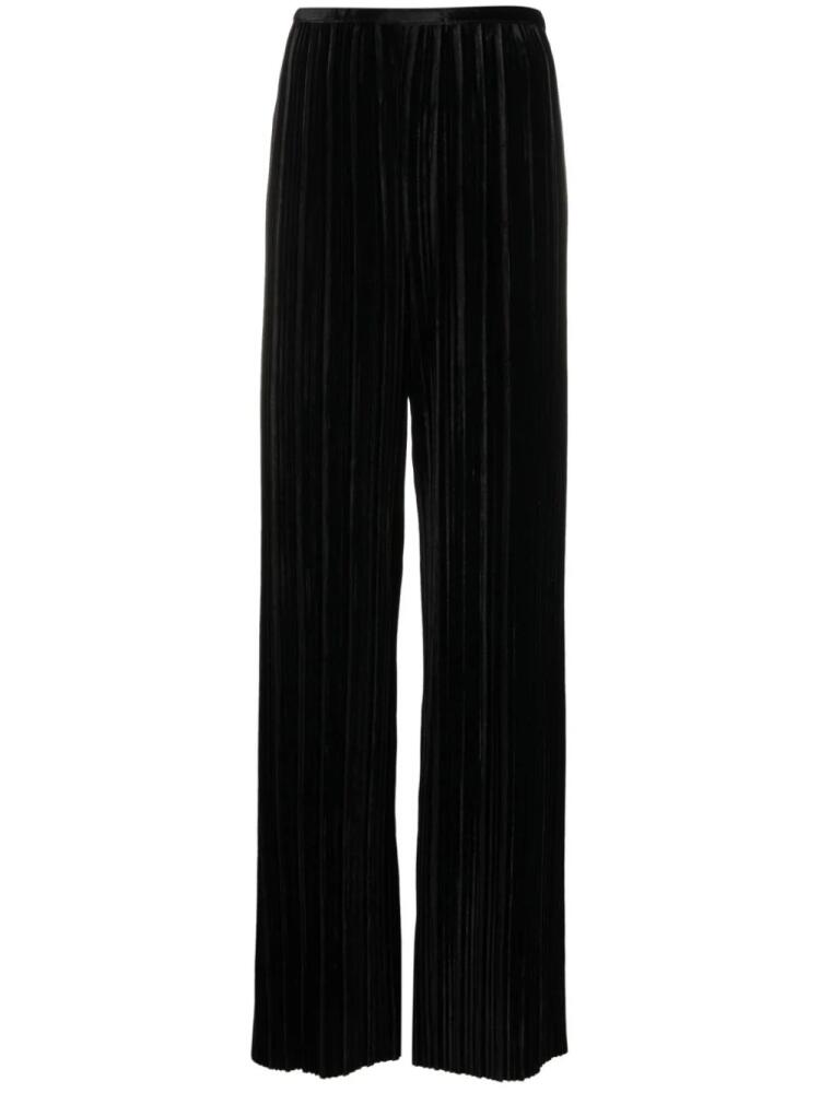 Sabina Musayev Lotem pleated velvet trousers - Black Cover