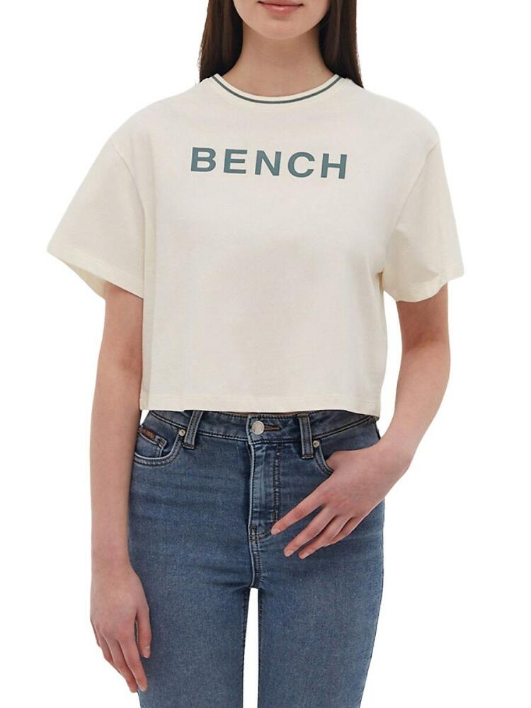 Bench. Women's The Lola Logo Tee - Winter White Cover