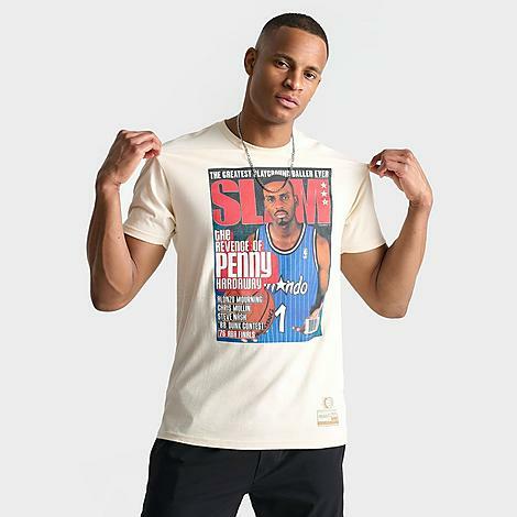 Mitchell And Ness Men's Slam Magazine Penny Hardaway Cover Graphic T-Shirt in Off-White/White Cover