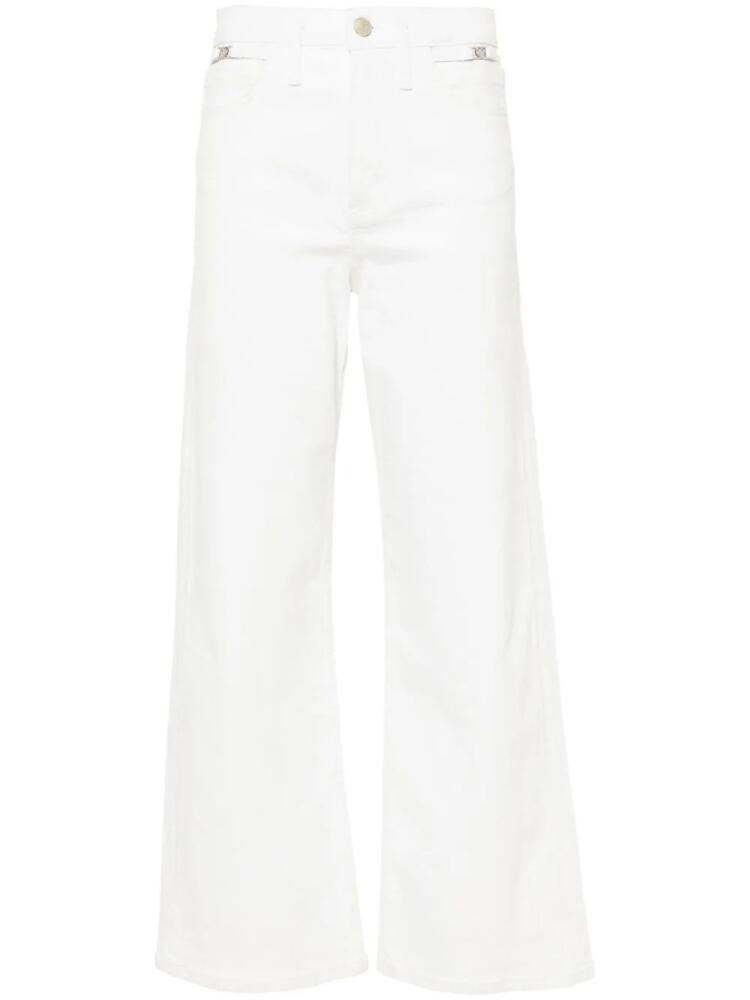 Maje high-rise straight-leg jeans - White Cover