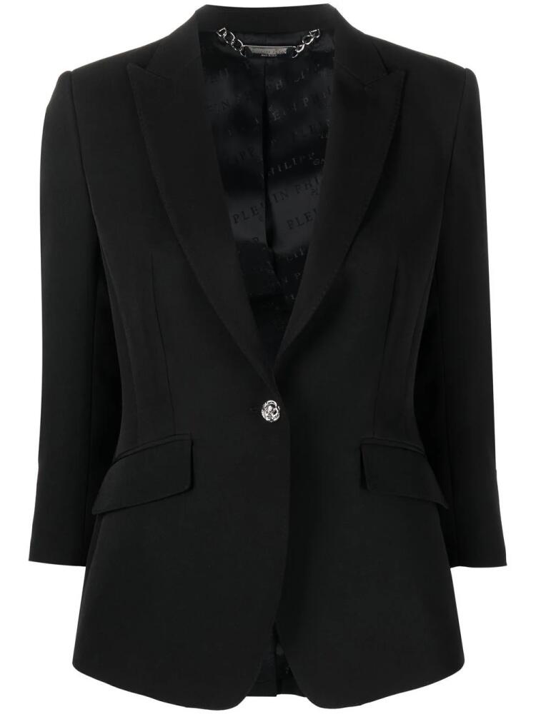 Philipp Plein Cady single-breasted blazer - Black Cover