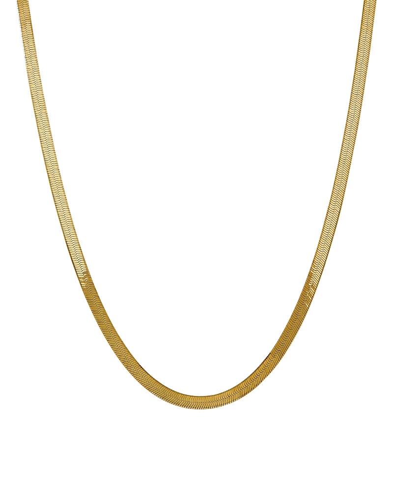 Bloomingdale's Fine Collection Men's 14K Yellow Gold 5mm Herringbone Chain Necklace, 18 - Exclusive Cover