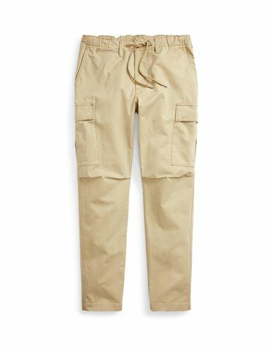 Polo Ralph Lauren Stretch Slim Fit Twill Cargo Pant Man Pants Khaki Cotton, Elastane Cover