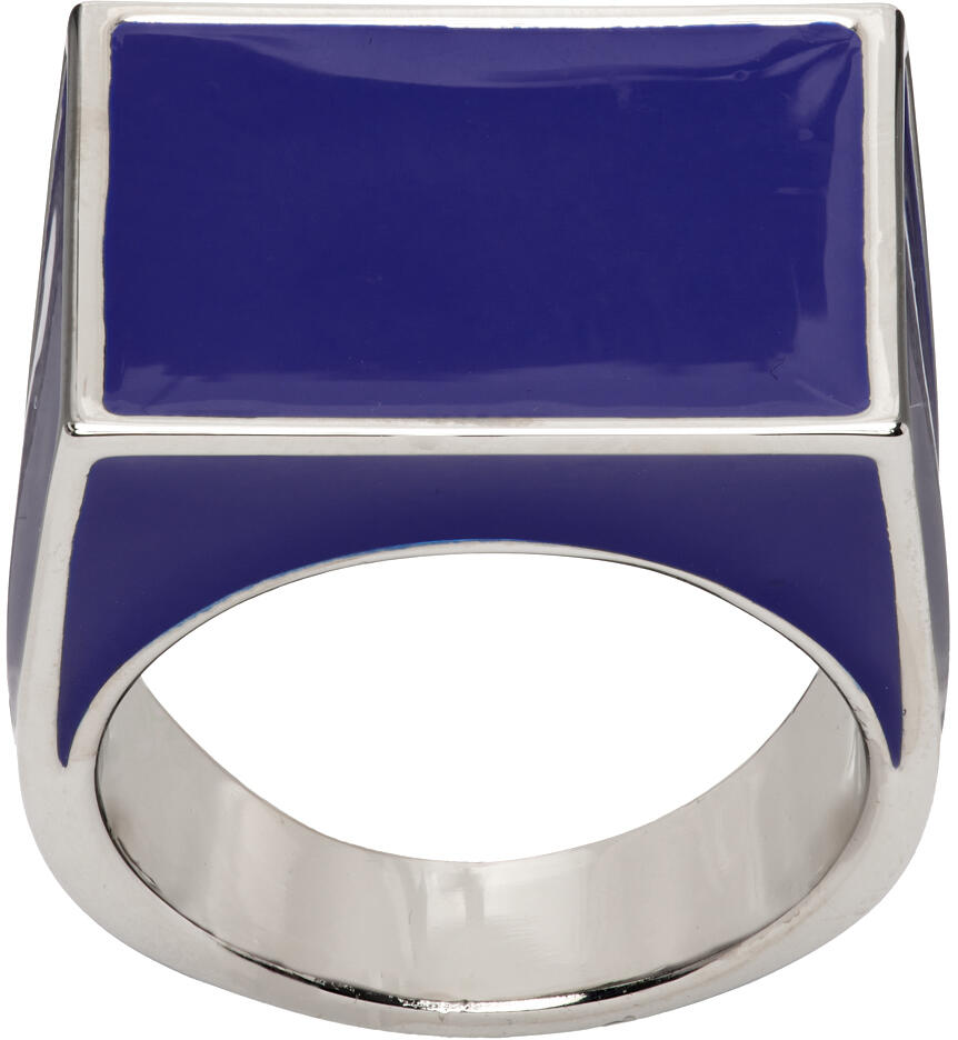 Dries Van Noten Blue Signet Ring Cover