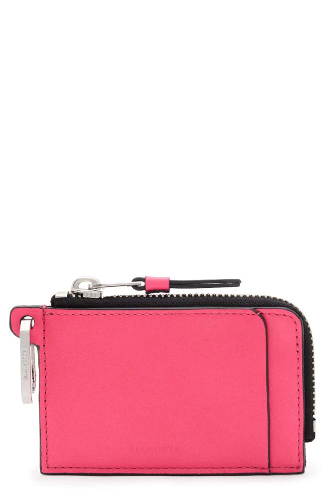 AllSaints Remy Wallet in Hot Pink Cover