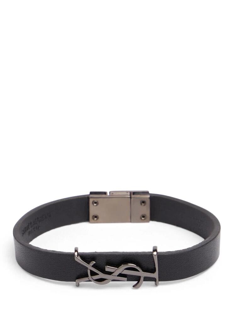 SAINT LAURENT Ysl Opyum Leather Bracelet Cover