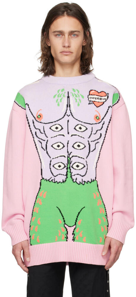 Charles Jeffrey LOVERBOY Pink Sexy Beasts Sweater Cover