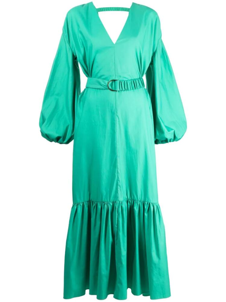 Acler Springer belted maxi dress - Green Cover