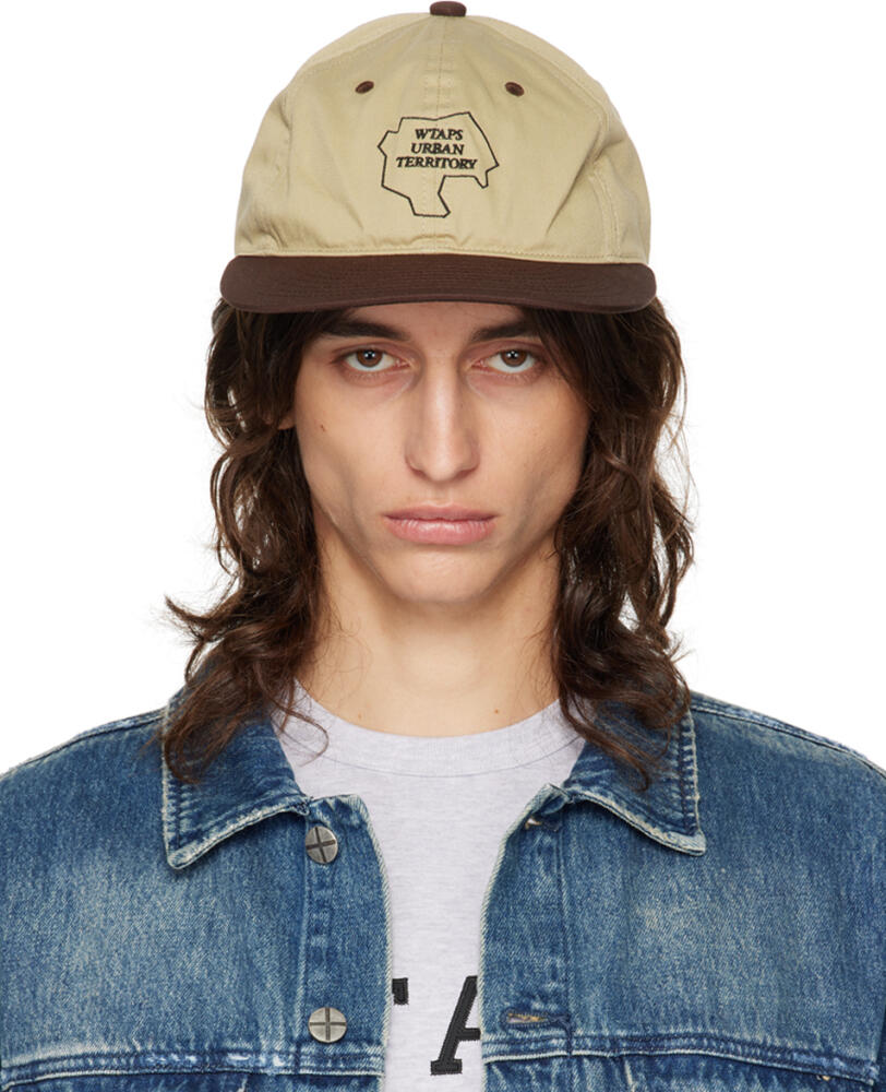 WTAPS Beige & Brown T-6M 05 Cap Cover