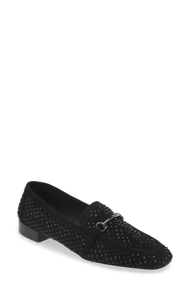 KOKO + PALENKI Sabine Bit Loafer in Black Suede Cover