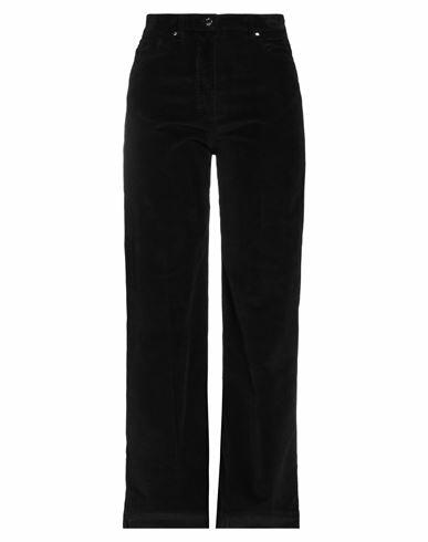 19.70 Nineteen Seventy Woman Pants Black Cotton, Modal, Elastane Cover