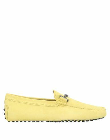 Tod's Man Loafers Light yellow Leather Cover