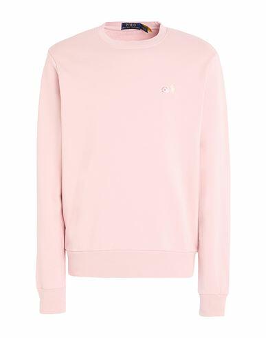 Polo Ralph Lauren Man Sweatshirt Light pink Cotton Cover