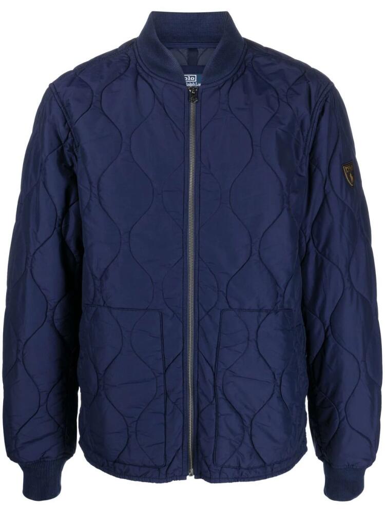 Polo Ralph Lauren Quilted bomber jacket - Blue Cover