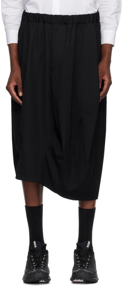 Black Comme des Garçons Black Asymmetric Hem Skirt Cover