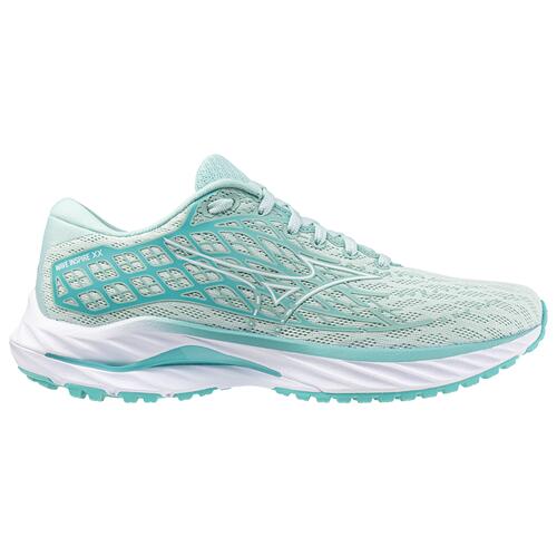 Mizuno Womens Mizuno Wave Inspire 20 - Womens Shoes Eggshell Blue/White 08.5 Cover