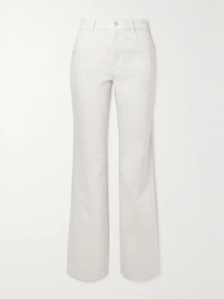 Loro Piana - Releigh High-rise Straight-leg Jeans - White Cover