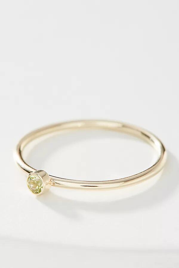 Maya Brenner 14K Yellow Gold Birthstone Ring Cover