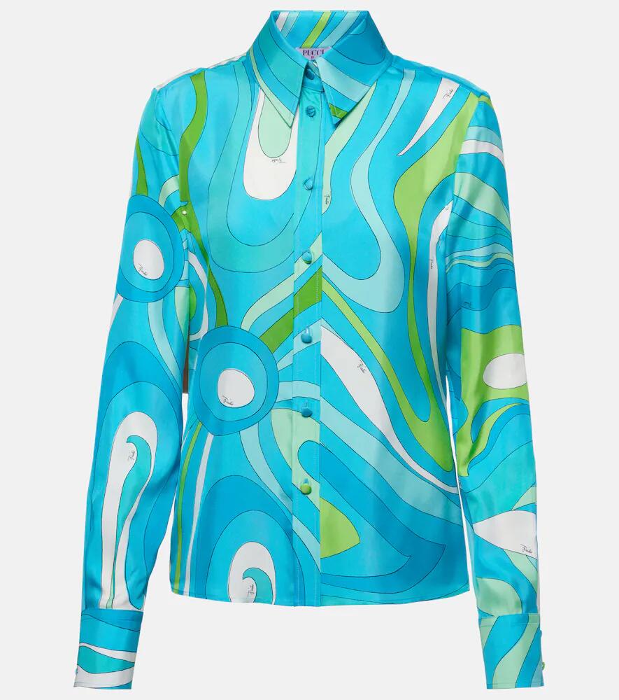 Pucci Marmo printed silk shirt Cover