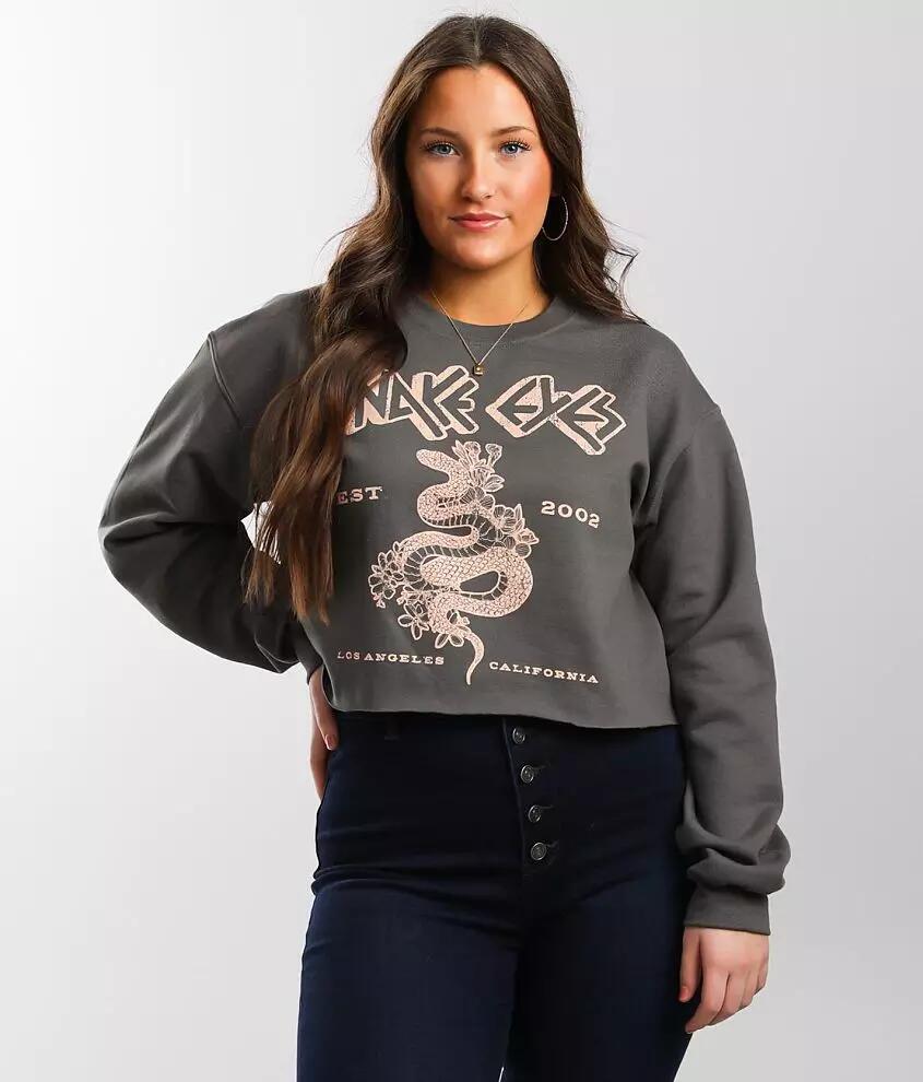 Goodie Two Sleeves Snake Eyes Cropped Pullover Cover