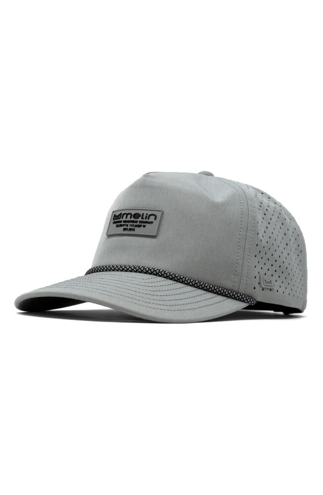 Melin Coronado Brick Hydro Performance Snapback Hat in Heather Grey Cover