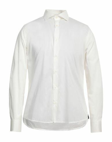 Baldinini Man Shirt Off white Size 15 ¾ Cotton Cover