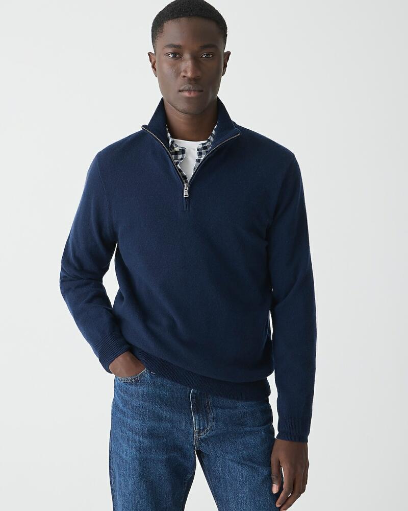 J.Crew Cashmere half-zip sweater Cover