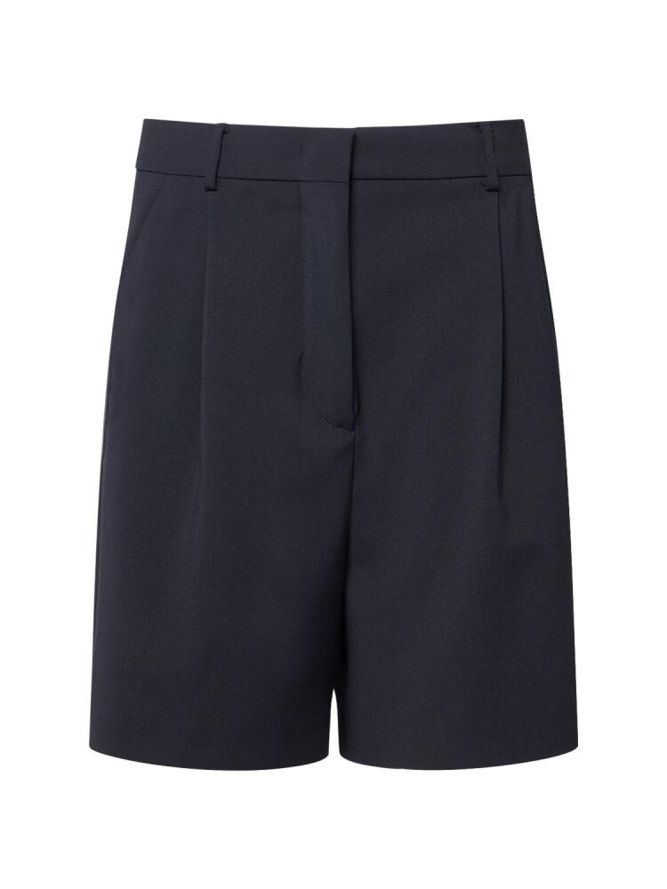 WEEKEND MAX MARA Nabulus Stretch Wool Bermuda Shorts Cover