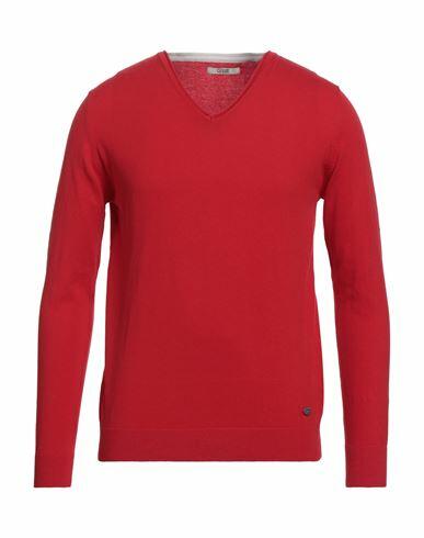 Gaudì Man Sweater Red Cotton, Polyamide Cover