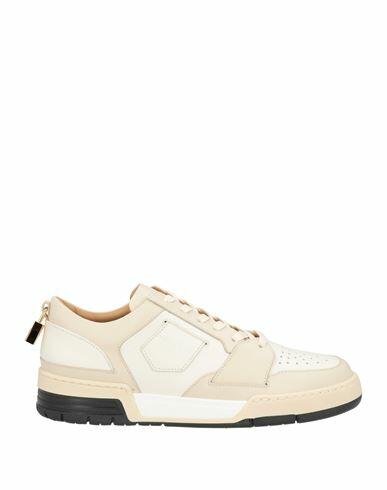 Buscemi Man Sneakers Ivory Calfskin Cover