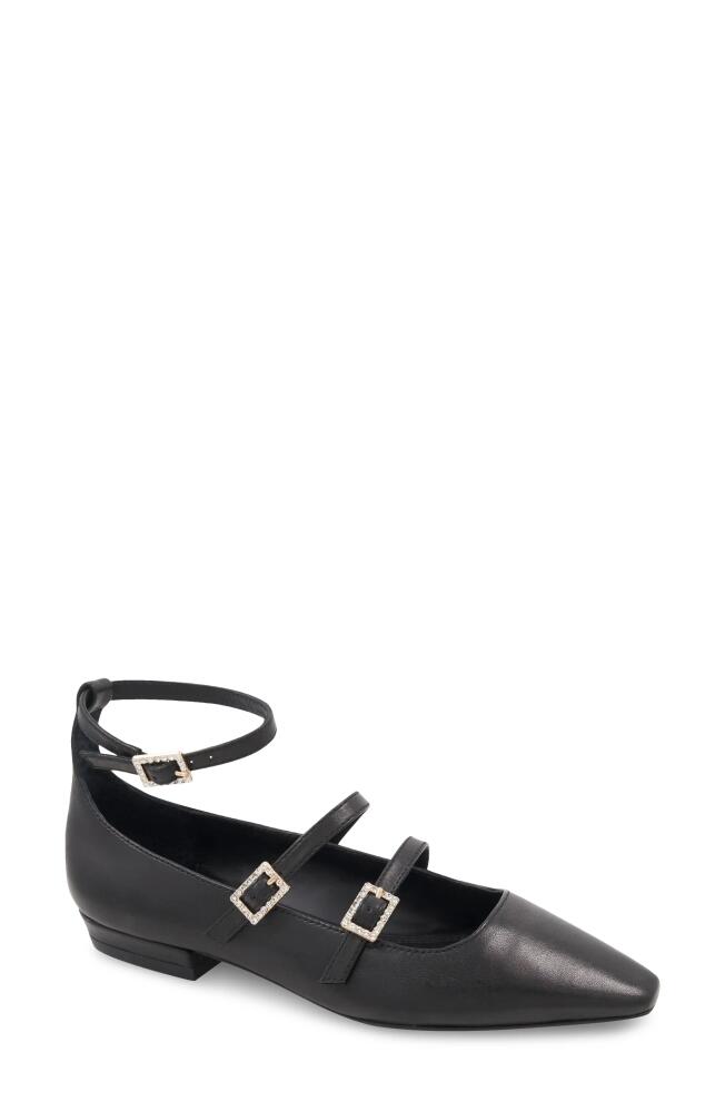 bcbg Taji Ankle Strap Mary Jane Flat in Black Cover