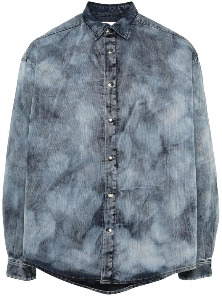 Laneus bleached denim shirt - Blue Cover