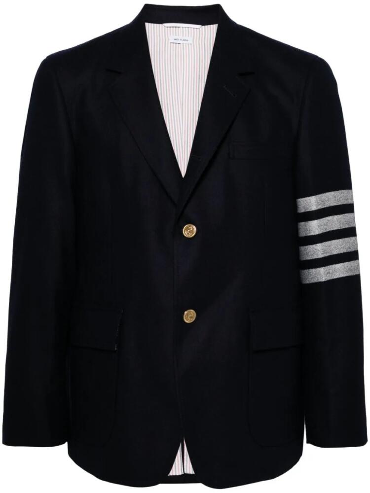 Thom Browne 4-Bar stripe blazer - Blue Cover