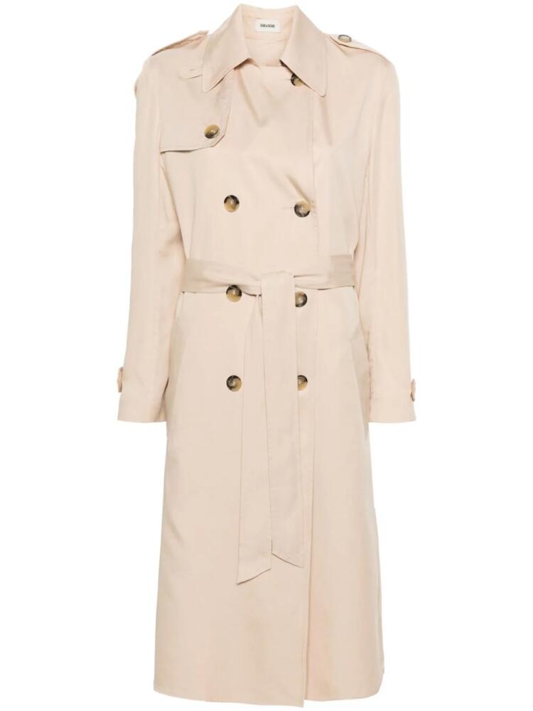 Zadig&Voltaire La Parisienne belted trench coat - Neutrals Cover