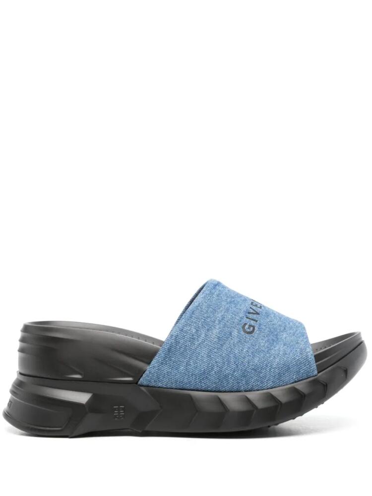 Givenchy Marshmallow denim platform sandals - Blue Cover