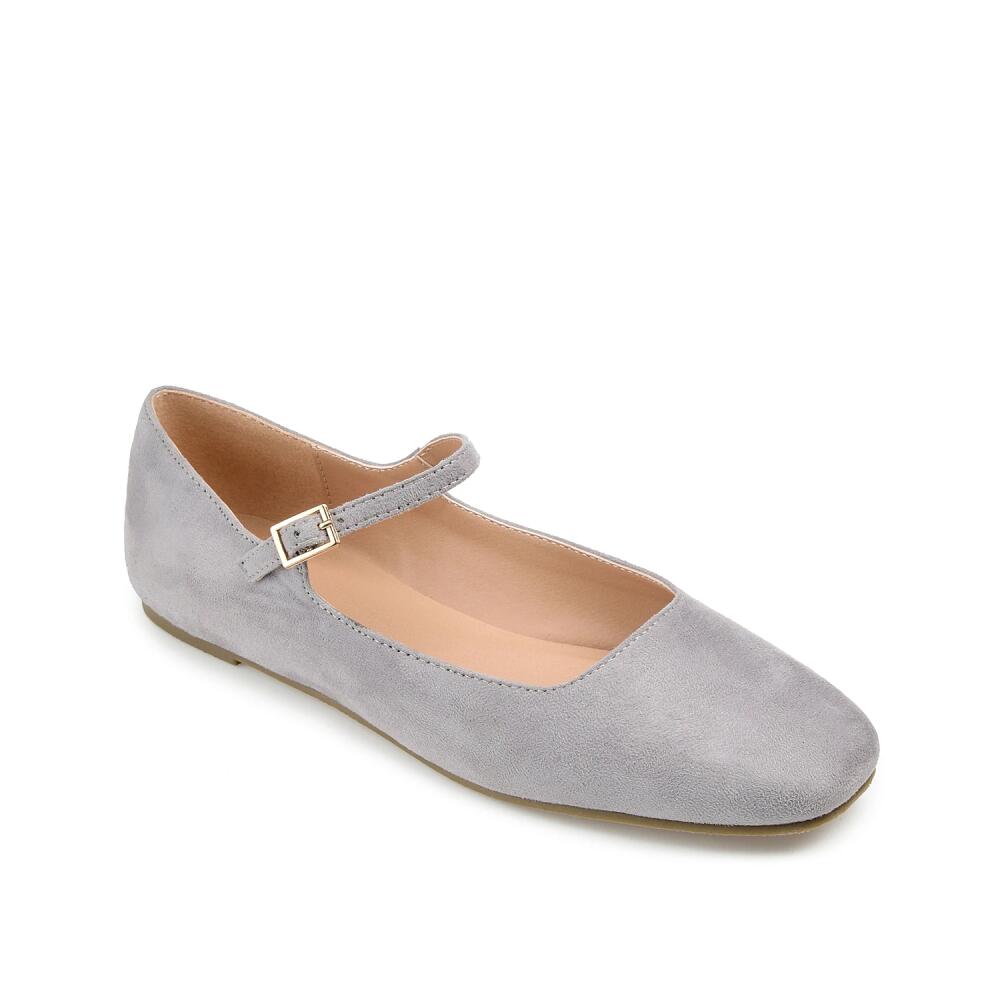 Journee Collection Carrie Mary Jane Flat | Women's | Grey Cover