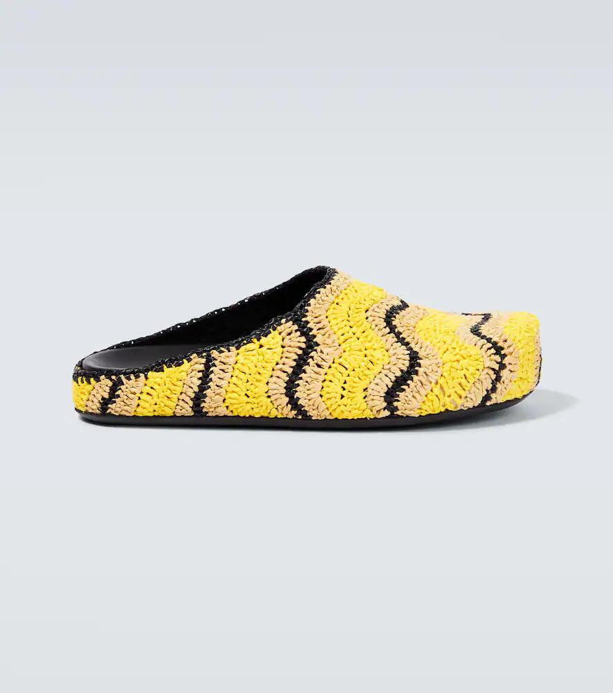 Marni x No Vacancy Inn woven mules Cover