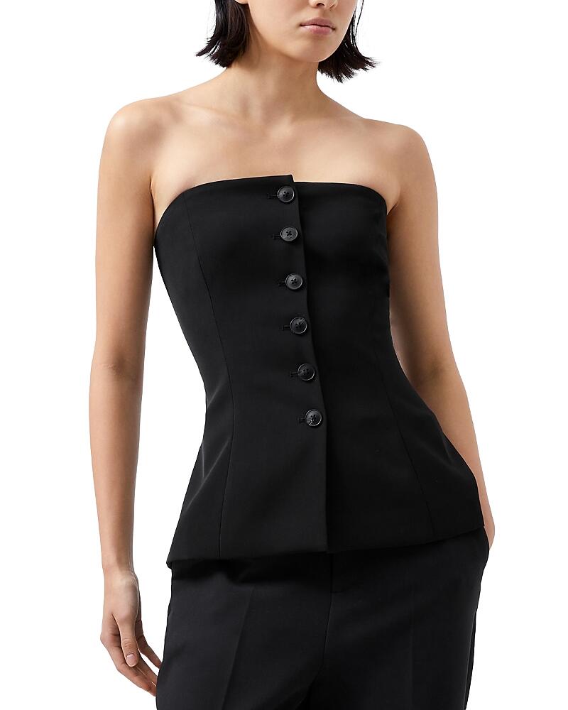 French Connection Harry Suiting Strapless Top Cover