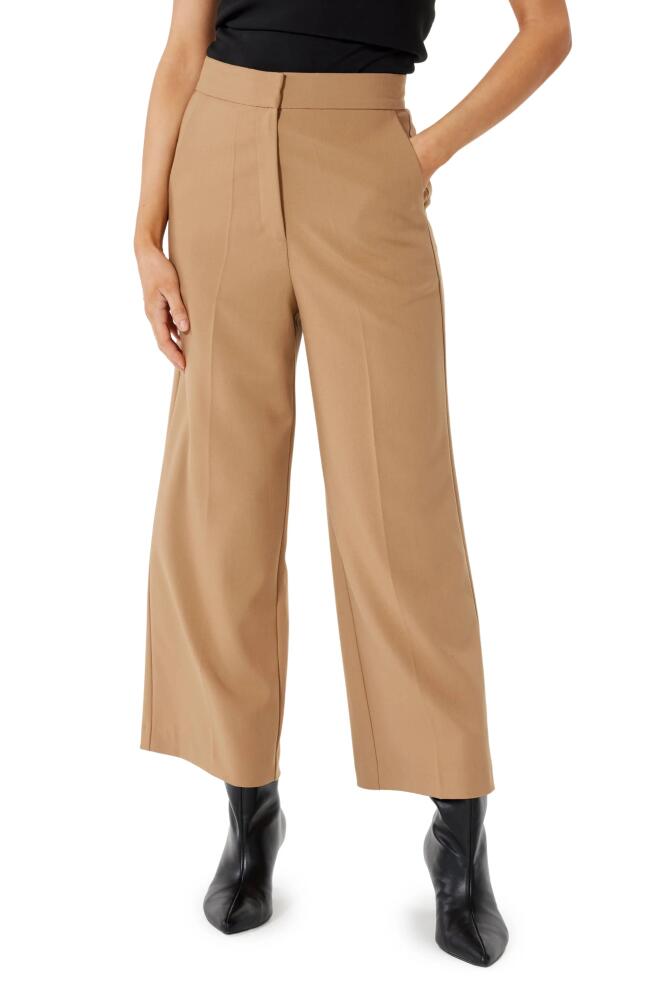 Sophie Rue Hylan Wide Leg Crop Pants in Tan Cover