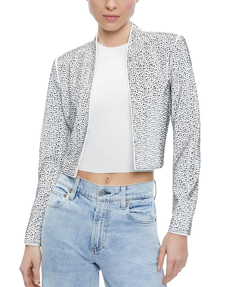 Alice and Olivia Kalia Embellished Open Front Jacket Cover