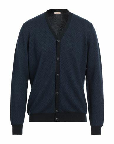 Altea Man Cardigan Navy blue Virgin Wool Cover